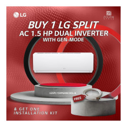 LG Split AC 1.5 HP Dual Inverter with Gen-mode