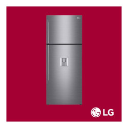 LG Top Freezer Refrigerator 438L with Water Dispenser (GL-T502HLCL)