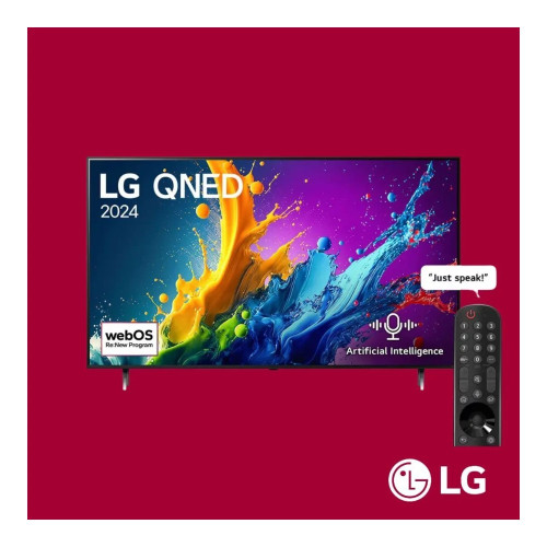 LG TV QNED 55 Inch QNED80T6B 4K Smart