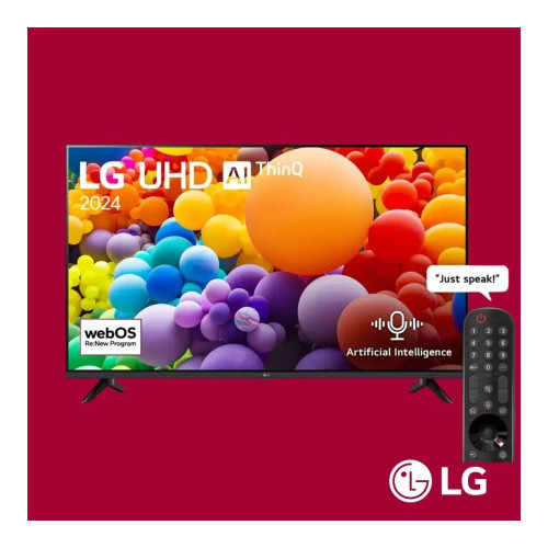LG TV UHD 50 Inch UT73 4K Smart TV AI Magic Remote HDR10 webOS24 LG TV UHD 50 Inch UT73 4K Smart TV AI Magic Remote HDR10 webOS24