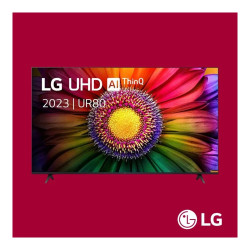 LG TV UHD 75 Inch UR80 4K Smart TV AI ThinQ Magic Remote WebOS