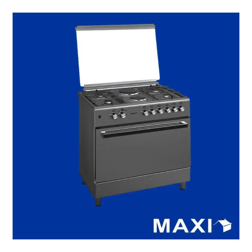 Maxi Gas Cooker 60x90 CM (4+2) Burners Matte Inox (TR) Maxi Gas Cooker 60x90 CM (4+2) Burners Matte Inox (TR)