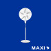 Maxi Standing Fan 20 Inch White (50-12P) Maxi Standing Fan 20 Inch White (50-12P)