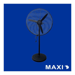 Maxi Standing Industrial Fan 26 Inch Black (KFS-650)
