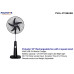 Polystar 18" Rechargeable Stand Fan (PVKL-3718BUSB)