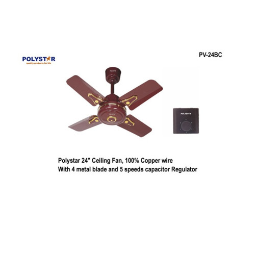 Polystar 24" Ceiling Fan (PV-24BC)