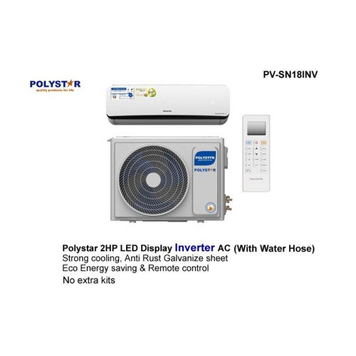Polystar 2HP Inverter AC with Water Hose (PV-SN18INV) Polystar 2HP Inverter AC with Water Hose (PV-SN18INV)