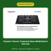 Polystar 5 Burner Tempered Glass 90CM Built-in Gas Hob (PV-JYBA5AG) Polystar 5 Burner Tempered Glass 90CM Built-in Gas Hob (PV-JYBA5AG)