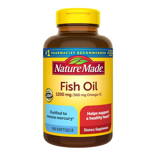 Nature Made Fish Oil 1200mg – 100 Softgels Nature Made Fish Oil 1200mg – 100 Softgels