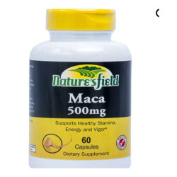 Nature's Field Maca 500mg – 60 Capsules