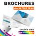 A5 Bi-fold Brochures – Pack of 100