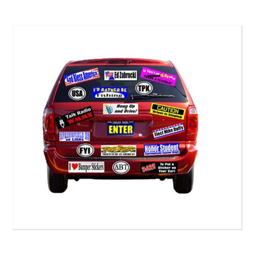 Bumper Stickers (7" x 3") – Pack of 75