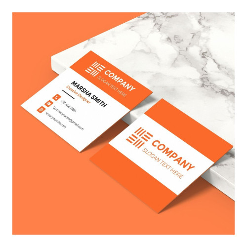 Square Business Cards (1 Sided) – Pack of 100