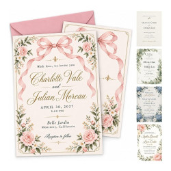Wedding Invitations – Pack of 100