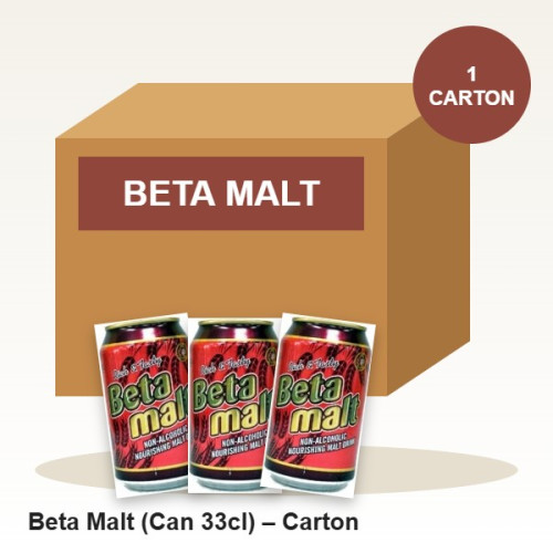 Beta Malt (Can 33cl) – Carton Beta Malt (Can 33cl) – Carton