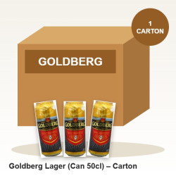 Goldberg Lager (Can 50cl) – Carton Goldberg Lager (Can 50cl) – Carton