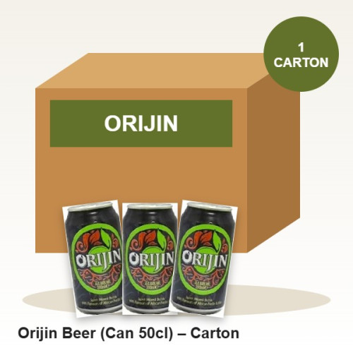 Orijin Beer (Can 50cl) – Carton Orijin Beer (Can 50cl) – Carton