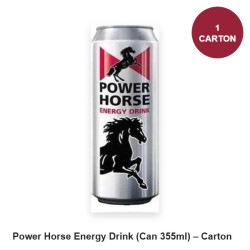 Power Horse Energy Drink (Can 355ml) – Carton Power Horse Energy Drink (Can 355ml) – Carton