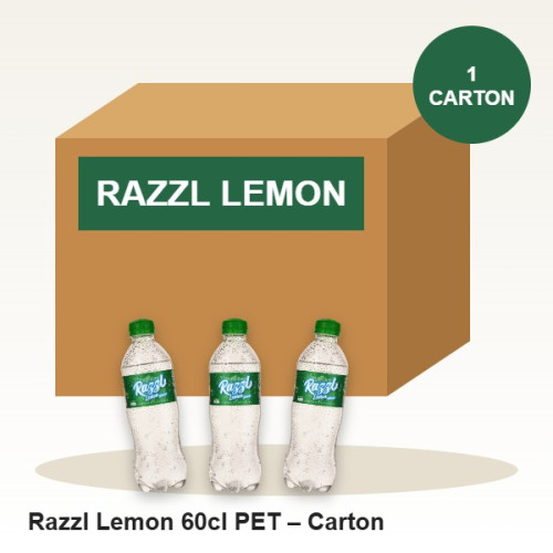 Razzl Lemon 60cl PET – Carton Razzl Lemon 60cl PET – Carton